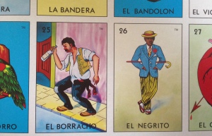 Loteria sheet Borracho y Negrito